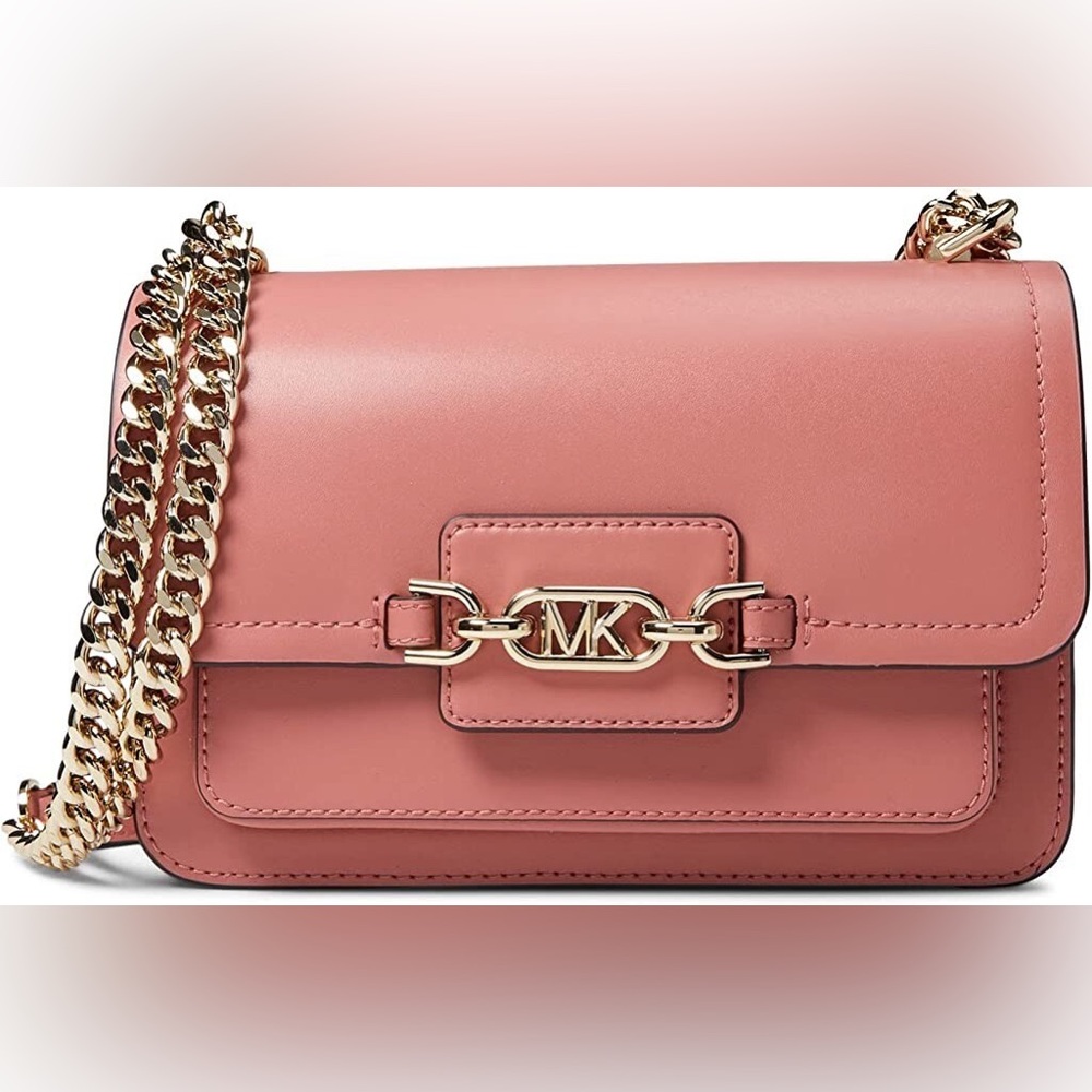 Michael Kors Rose Pink Heather crossbody purse